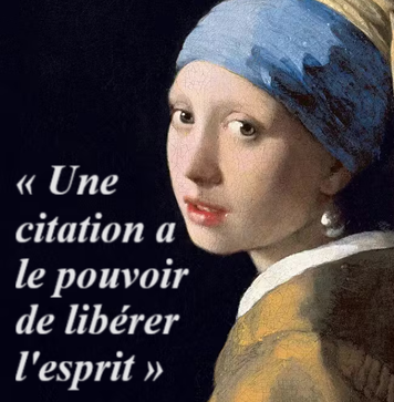 une citation a le pouvoir de libérer l'esprit